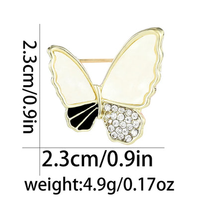 Cartoon Style Cute Cat Dragonfly Eagle Alloy Enamel Plating Inlay Artificial Pearls Rhinestones Unisex Corsage Brooches Collar Pin