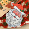 Cartoon Style Cute Christmas Tree Santa Claus Snowman Arylic Hair Claws