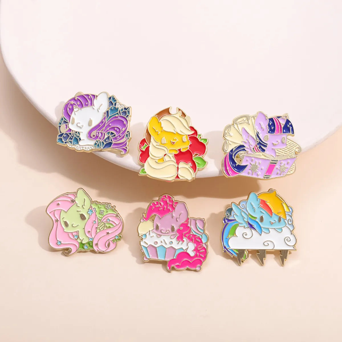 Cartoon Style Cute Cowboy Style Animal Alloy Stamping Stoving Varnish Plating Women'S Brooches