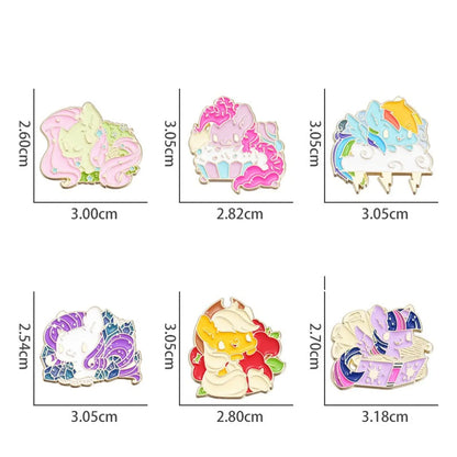 Cartoon Style Cute Cowboy Style Animal Alloy Stamping Stoving Varnish Plating Women'S Brooches