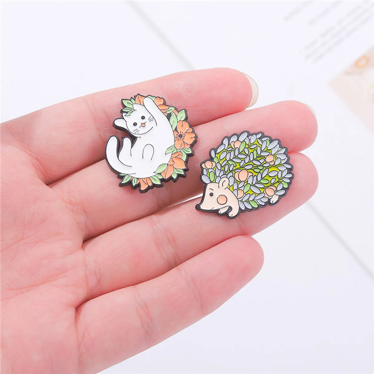 Cartoon Style Cute Cowboy Style Animal Alloy Stoving Varnish Plating Kid'S Unisex Brooches