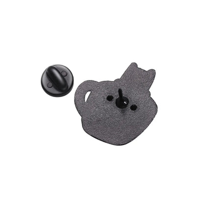 Cartoon Style Cute Cowboy Style Animal Cup Alloy Stamping Stoving Varnish Plating Unisex Brooches