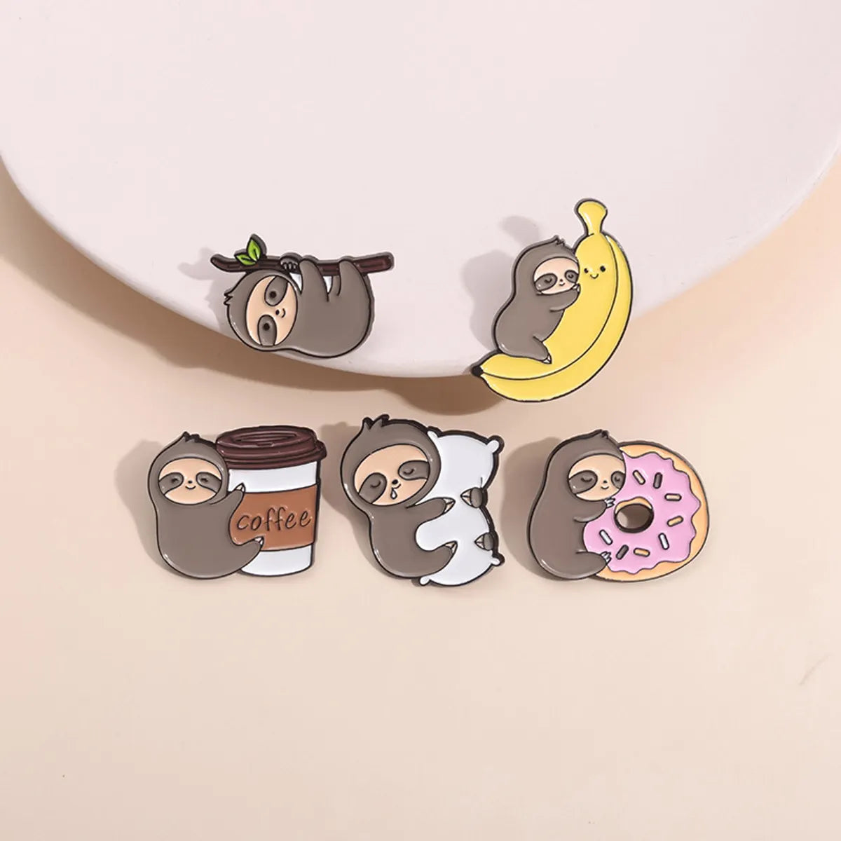 Cartoon Style Cute Cowboy Style Animal Fruit Alloy Stamping Stoving Varnish Plating Unisex Brooches