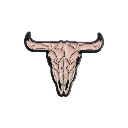 Cartoon Style Cute Cowboy Style Letter Hat Horns Alloy Stamping Stoving Varnish Plating Unisex Brooches