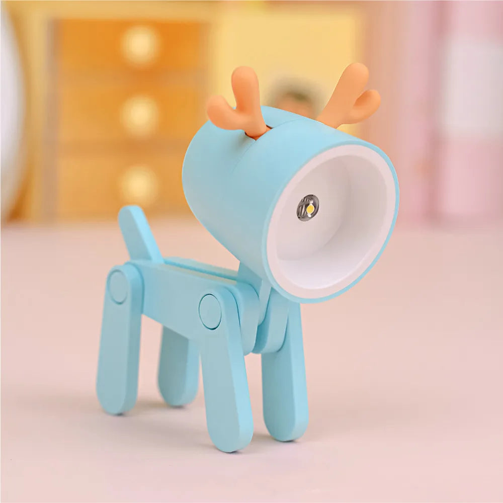 Cartoon Style Cute Deer Plastic Indoor Night Lights