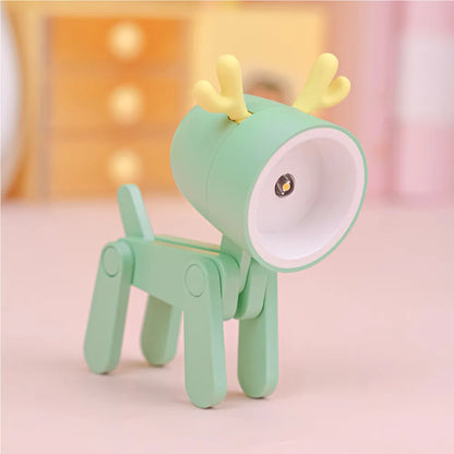 Cartoon Style Cute Deer Plastic Indoor Night Lights