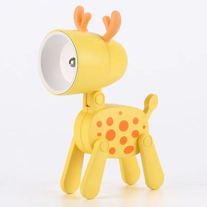 Cartoon Style Cute Deer Plastic Indoor Night Lights