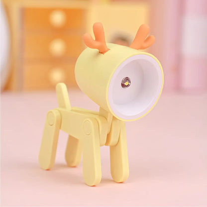 Cartoon Style Cute Deer Plastic Indoor Night Lights