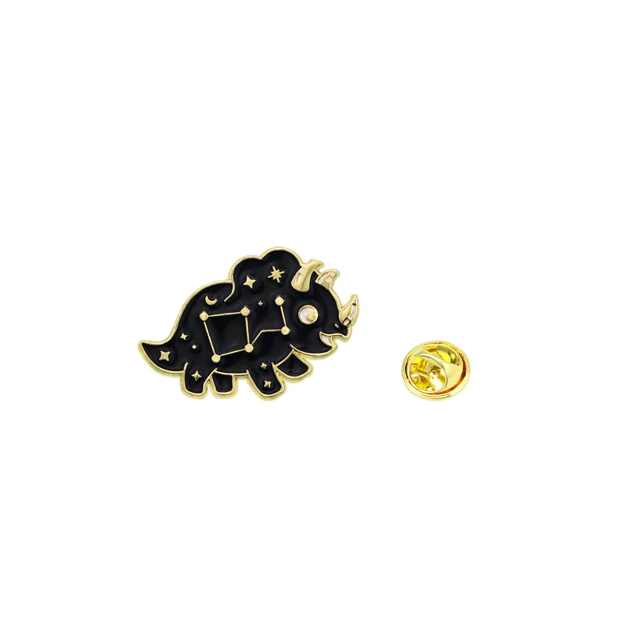 Cartoon Style Cute Dinosaur Alloy Enamel Stoving Varnish Kid'S Brooches