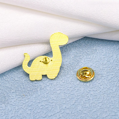 Cartoon Style Cute Dinosaur Alloy Enamel Stoving Varnish Kid'S Brooches