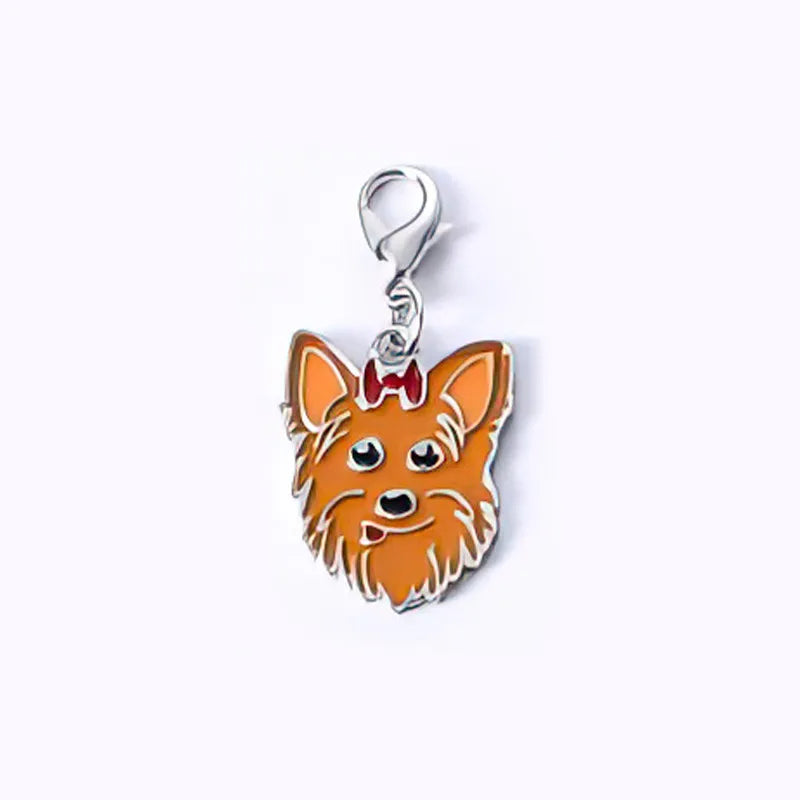 Cartoon Style Cute Dog Metal Unisex Bag Pendant Keychain