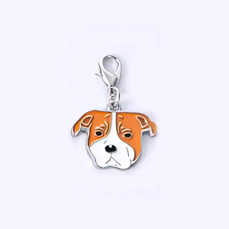 Cartoon Style Cute Dog Metal Unisex Bag Pendant Keychain