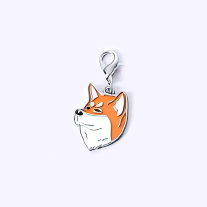 Cartoon Style Cute Dog Metal Unisex Bag Pendant Keychain