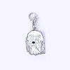 Cartoon Style Cute Dog Metal Unisex Bag Pendant Keychain