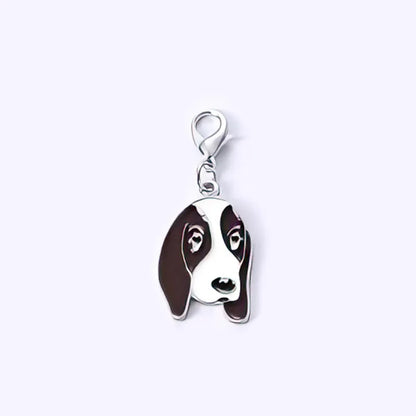 Cartoon Style Cute Dog Metal Unisex Bag Pendant Keychain