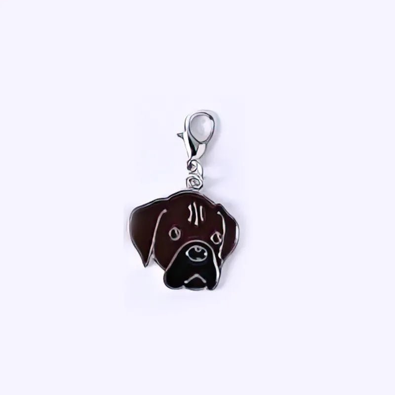 Cartoon Style Cute Dog Metal Unisex Bag Pendant Keychain