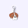 Cartoon Style Cute Dog Metal Unisex Bag Pendant Keychain