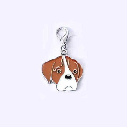 Cartoon Style Cute Dog Metal Unisex Bag Pendant Keychain