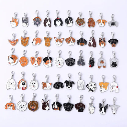 Cartoon Style Cute Dog Metal Unisex Bag Pendant Keychain