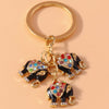 Cartoon Style Cute Elephant Alloy Inlay Rhinestones Bag Pendant Keychain