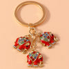 Cartoon Style Cute Elephant Alloy Inlay Rhinestones Bag Pendant Keychain