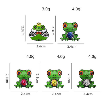 Cartoon Style Cute Frog Alloy Unisex Brooches