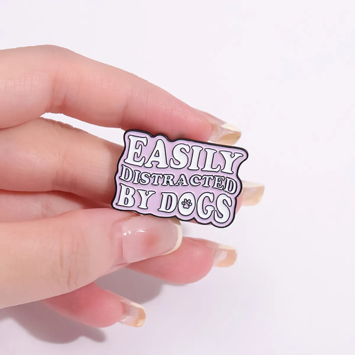 Cartoon Style Cute Letter Alloy Stamping Stoving Varnish Plating Unisex Brooches