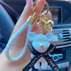 Cartoon Style Cute Letter Bear Bow Knot Resin Metal Unisex Bag Pendant Keychain