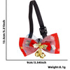 Cartoon Style Cute Polyester Christmas Santa Claus Bow Knot Elk Pet Collar