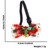 Cartoon Style Cute Polyester Christmas Santa Claus Bow Knot Elk Pet Collar