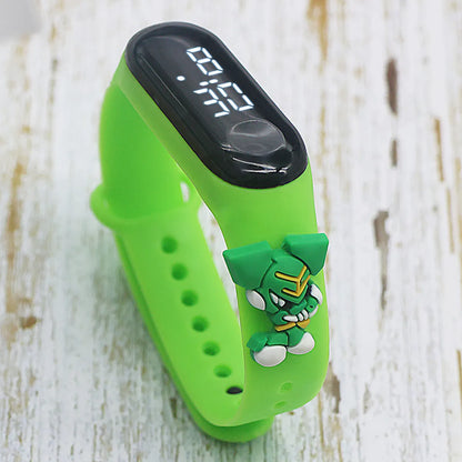 Cartoon Style Cute Simple Style Solid Color Electronic Kids Watches