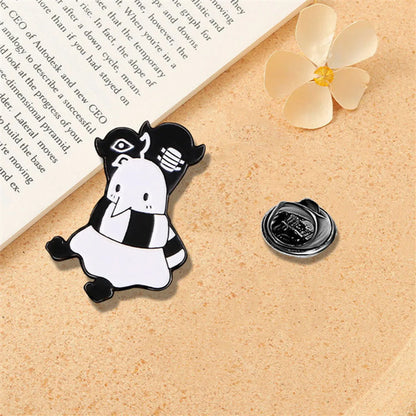 Cartoon Style Cute Snowman Alloy Enamel Plating Unisex Brooches Collar Pin