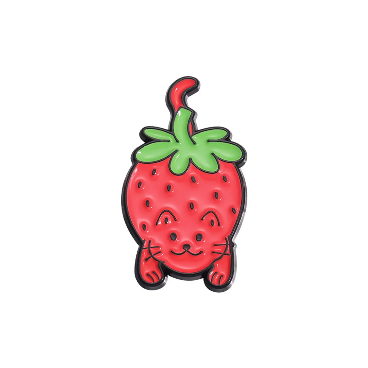 Cartoon Style Cute Sweet Fruit Strawberry Watermelon Zinc Alloy Plating Unisex Brooches