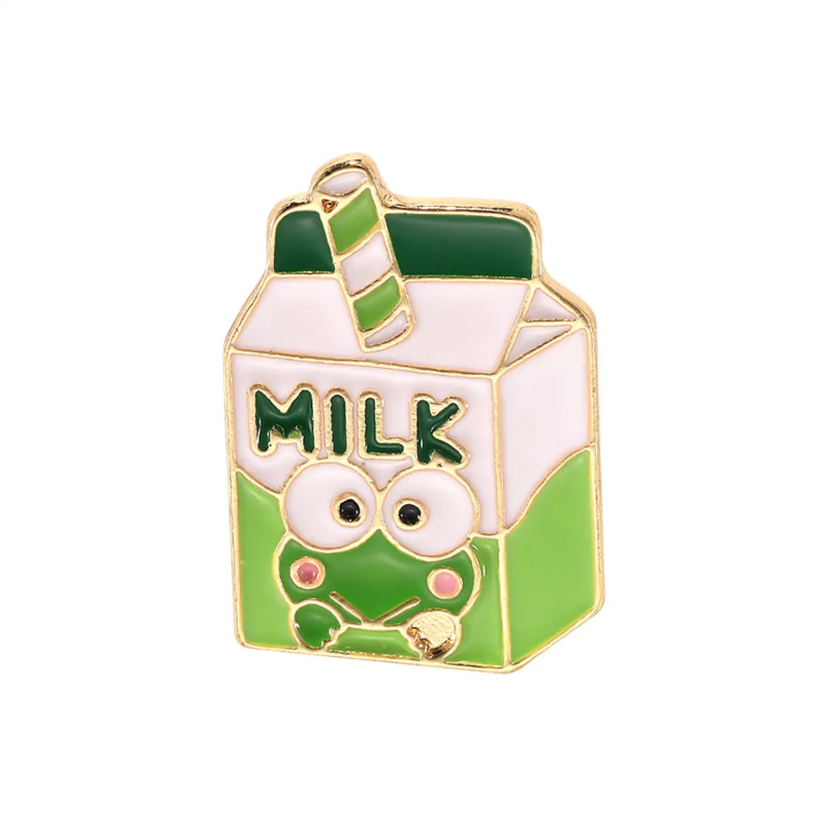 Cartoon Style Cute Sweet Letter Cat Box Alloy Enamel Plating Unisex Brooches Collar Pin