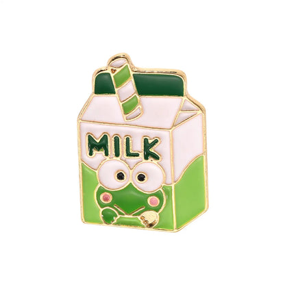 Cartoon Style Cute Sweet Letter Cat Box Alloy Enamel Plating Unisex Brooches Collar Pin