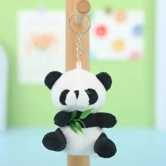 Cartoon Style Cute Sweet Panda Alloy Alloy Bag Pendant Keychain