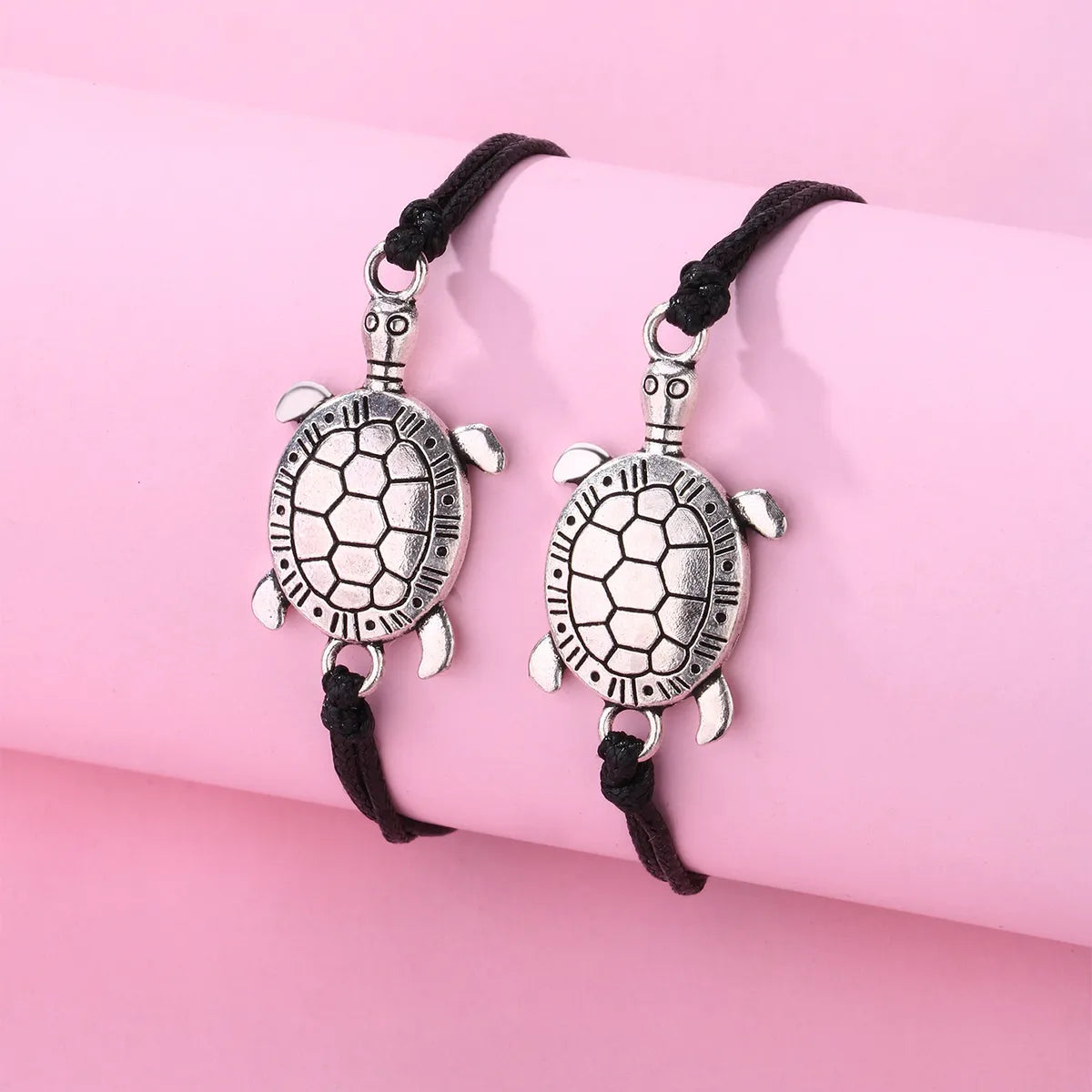 Cartoon Style Cute Tortoise Alloy Rope Handmade Kid'S Bracelets