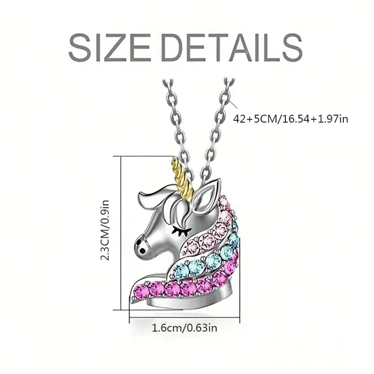 Cartoon Style Cute  Rhinestones Alloy Wholesale Pendant Necklace