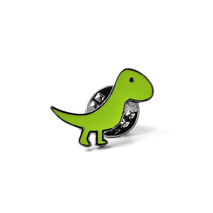 Cartoon Style Dinosaur Alloy Enamel Metal Unisex Brooches