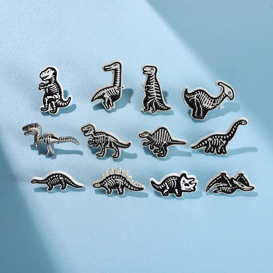 Cartoon Style Dinosaur Alloy Plating Unisex Brooches