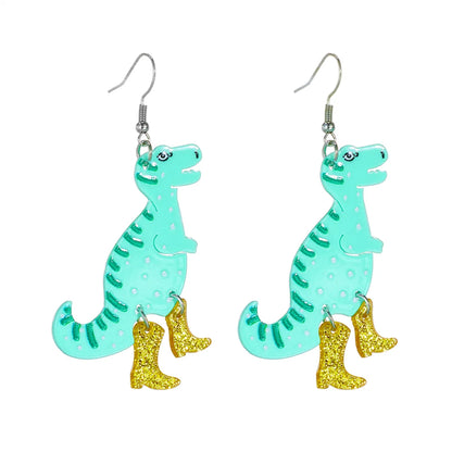 1 Pair Cartoon Style Dinosaur Arylic Drop Earrings