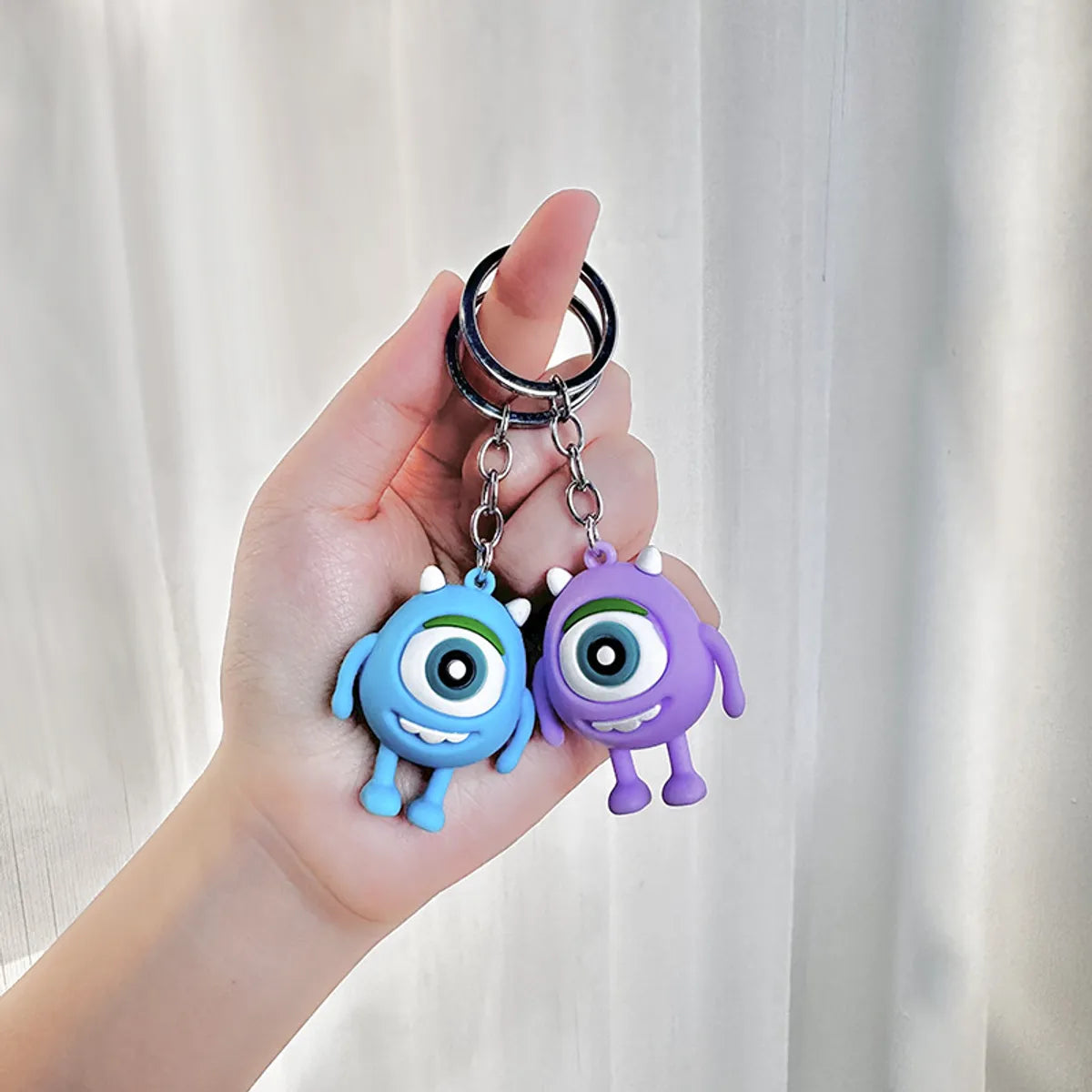 Cartoon Style Eye PVC Unisex Keychain