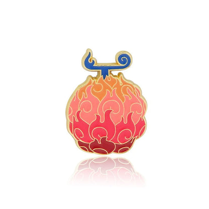 Cartoon Style Fruit Alloy Enamel Unisex Brooches