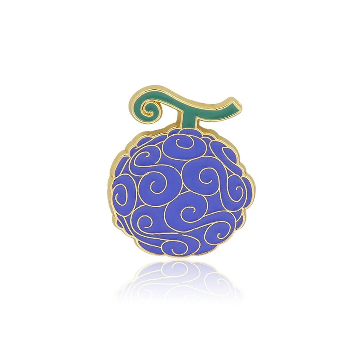 Cartoon Style Fruit Alloy Enamel Unisex Brooches