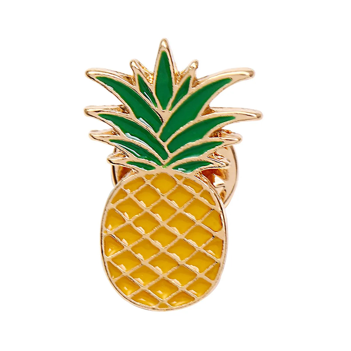 Cartoon Style Fruit Alloy Enamel Unisex Brooches