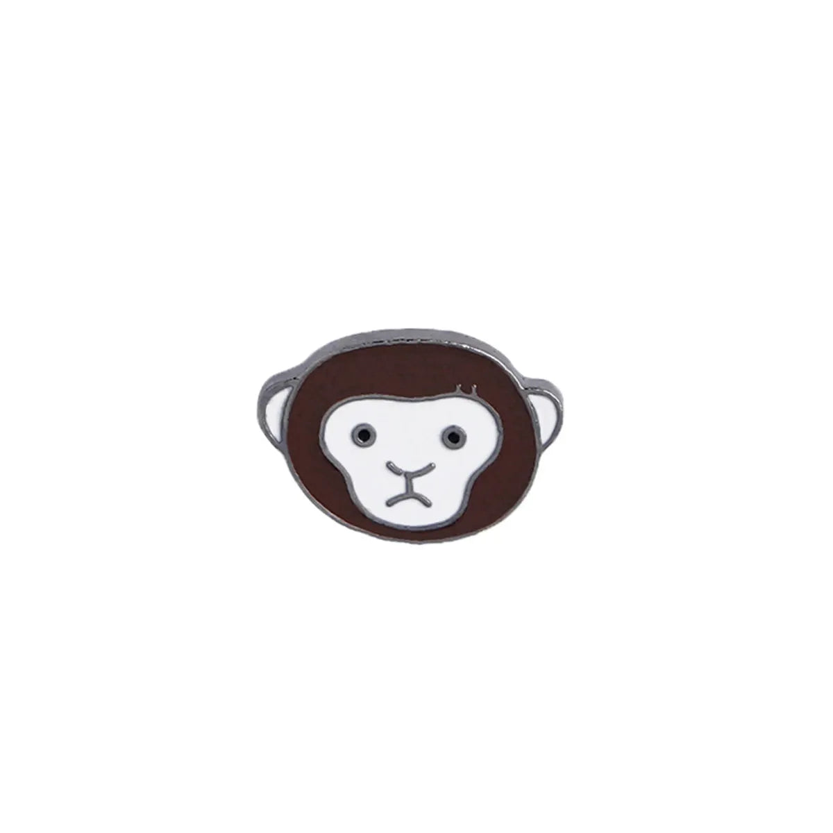 Cartoon Style Fruit Alloy Metal Asymmetrical Plating Unisex Brooches