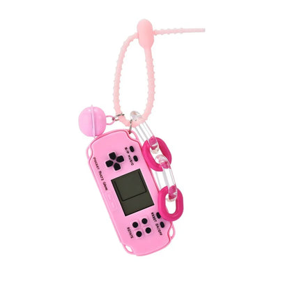 Cartoon Style Game Console Plastic Unisex Bag Pendant Keychain