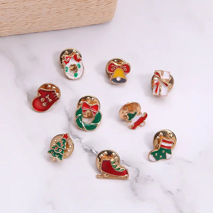 Cartoon Style Geometric Alloy Plating Women'S Cartoon Brooches