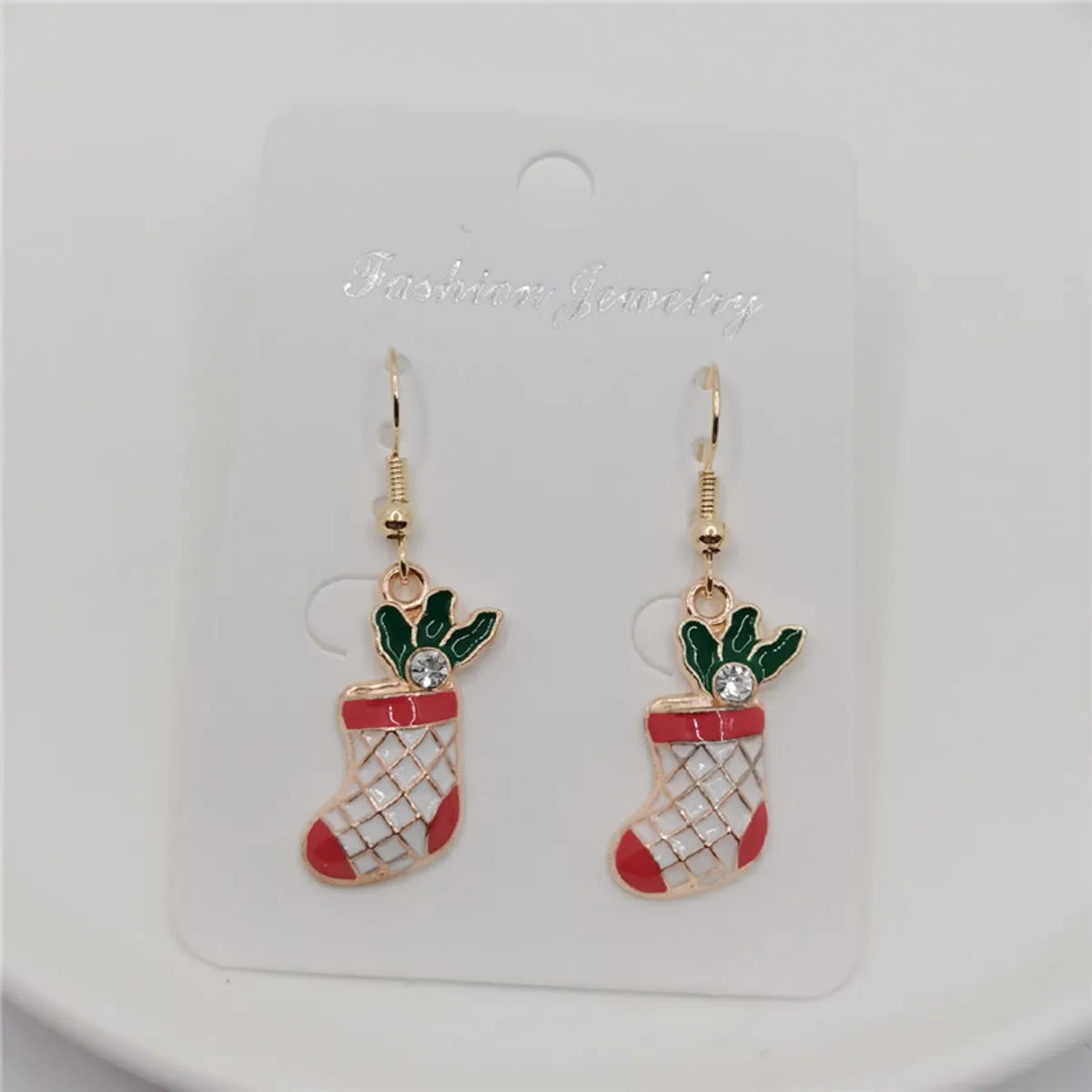 Cartoon Style Geometric Alloy Plating Women'S Earrings 1 Pair