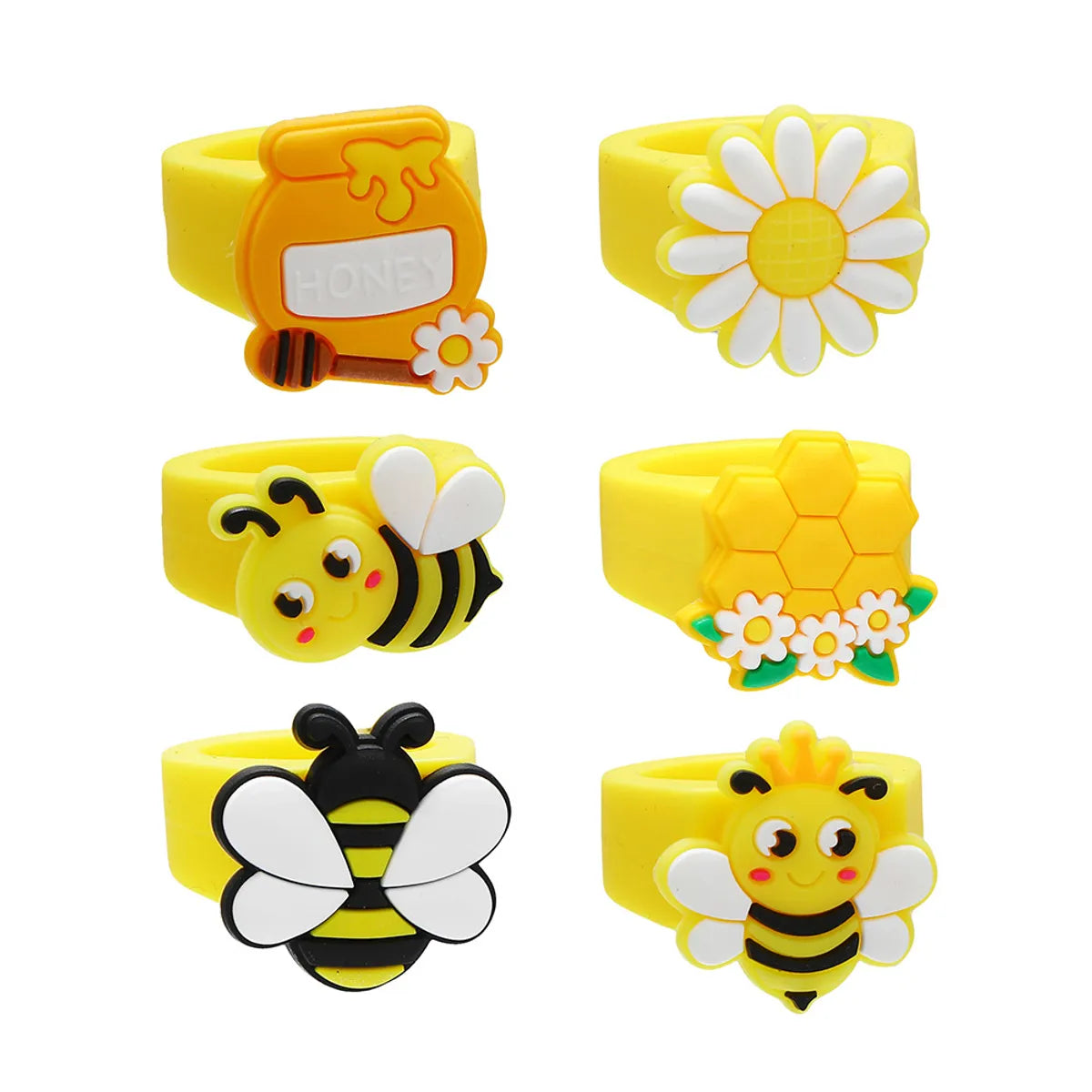 Cartoon Style Geometric Bee Pvc Party Holiday